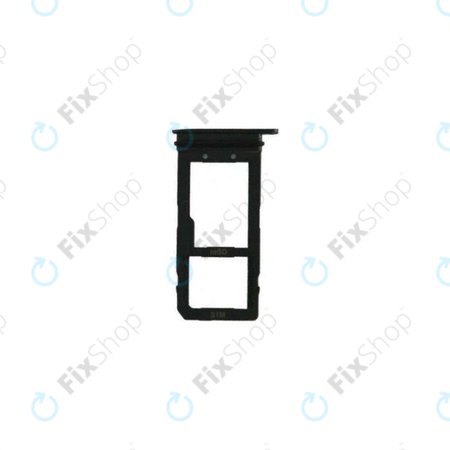 HTC U11 - SIM/SD Tray (Brilliant Black) - 72H0A209-02M Genuine Service Pack