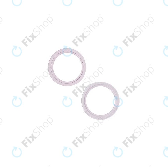 Apple iPhone 13, 13 Mini - Rear Camera Lens Frame (Pink) - 2pcs