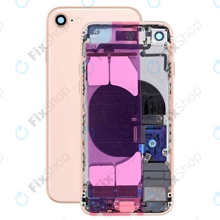 Apple iPhone 8 - Rear Housing with Small Parts (Gold)