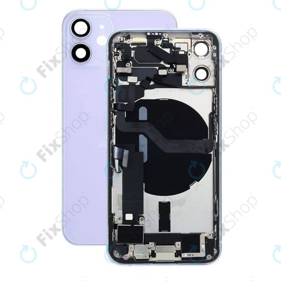 Apple iPhone 12 Mini - Rear Housing with Small Parts (Purple)