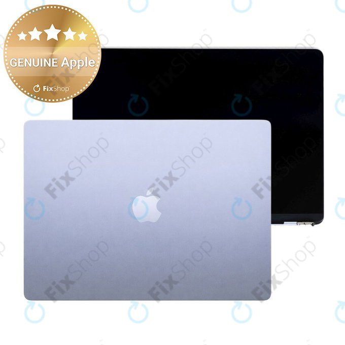 LCD display for MacBook Air 15", A3241 (2025), with front glass and cover, Sky Blue, 661-50132, Genuine Apple