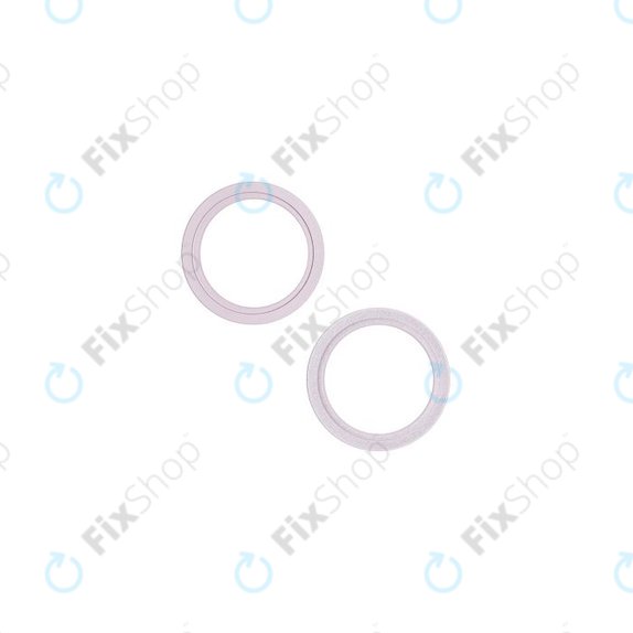 Apple iPhone 13, 13 Mini - Rear Camera Lens Frame (Pink) - 2pcs