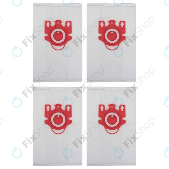 Dust Bag, 4pcs for Miele Compact C1, Compact C2, Complete C1, S4, S6, S 241 - S 799