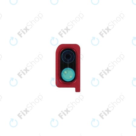 Samsung Galaxy A20 A205F - Rear Camera Glass Frame (Red)