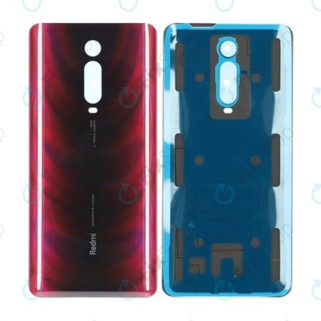 Xiaomi Mi 9T, 9T Pro - Battery Cover (Red Flame)