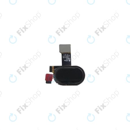 Motorola Moto E4 Plus XT1771 - Home Button + Fingerprint Sensor + Flex Cable (Black)