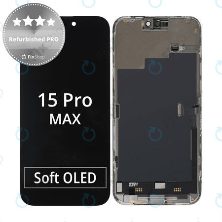 Apple iPhone 15 Pro Max - LCD Display + Touch Screen + Frame Refurbished PRO