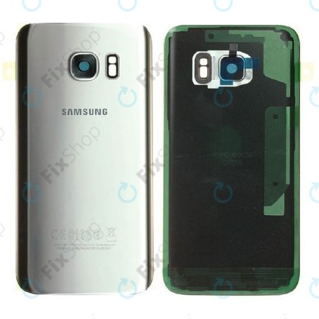 Samsung Galaxy S7 G930F - Battery Cover (Silver) - GH82-11384B Genuine Service Pack