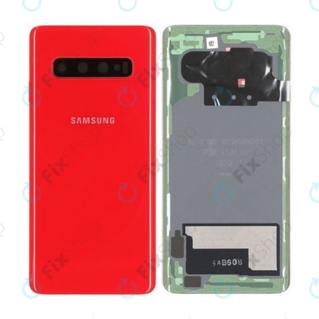 Samsung Galaxy S10 G973F - Battery Cover (Red) - GH82-18378H Genuine Service Pack