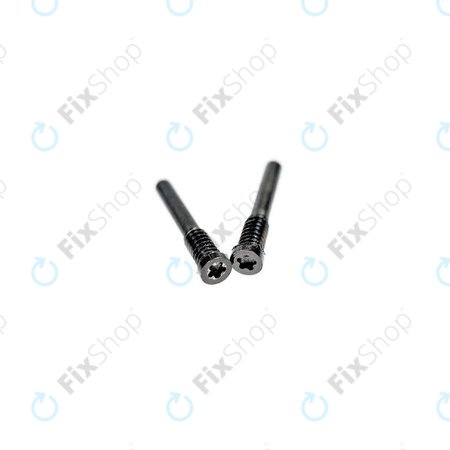 Apple iPhone XR - Bottom Screws (Black)