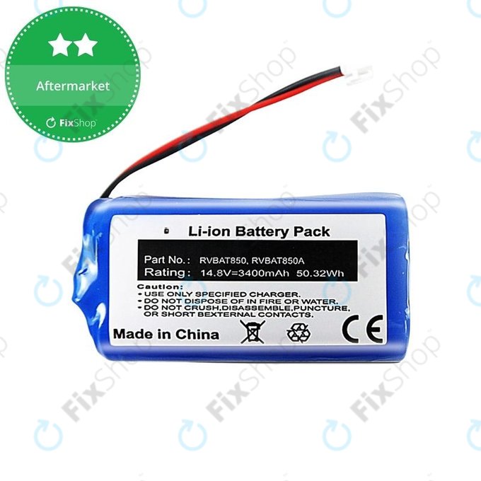 Shark Clean RV2600WA, RV2600WD, RV2600WS - Battery RVBAT850 Li-Ion 14.8V 3400mAh