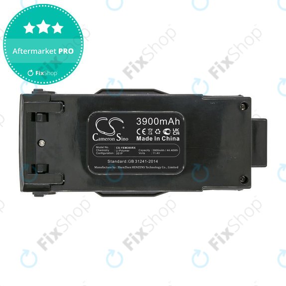 Battery for Yuneec Mantis G, Q, 3900mAh, Li-Pol, 11.4V, YUNB3S2800, HQ