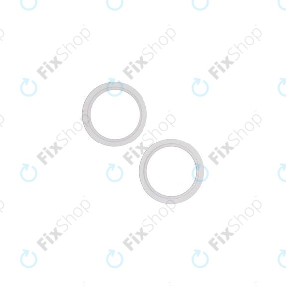 Apple iPhone 13, 13 Mini - Rear Camera Lens Frame (Starlight) - 2pcs
