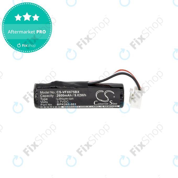 Battery for Verifone Vx675, Vx690, C680, 2600mAh, Li-Ion, 3.7V, BPK260-001, HQ
