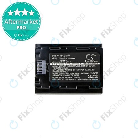 Sony Alpha A7, Alpha A9, ILCE-series - Battery NP-FZ100 Li-Ion 2050mAh HQ