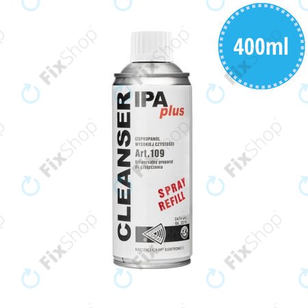 Cleanser IPA Plus Spray Refill - Cleaning Spray - Isopropanol 100% (400ml)