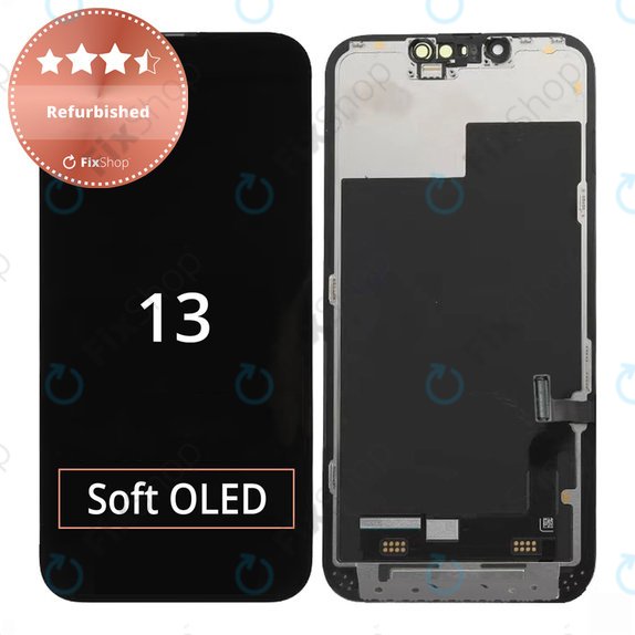 Display for iPhone 13, Touch Screen with Frame, Refurbished
