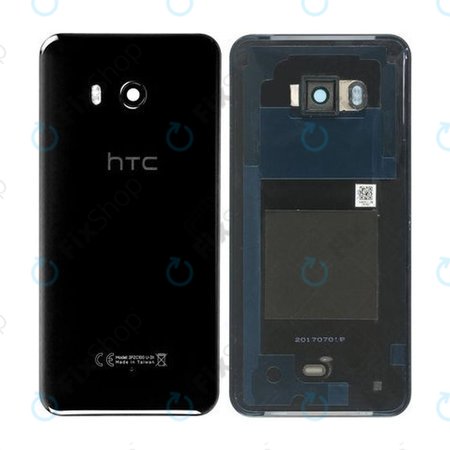 HTC U11 - Battery Cover (Black) - 74H03337-13M Genuine Service Pack