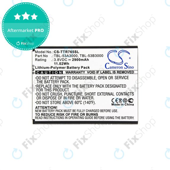 Battery for Tp-Link M7650, 2900mAh, Li-Pol, 3.8V, TBL-53B3000, HQ