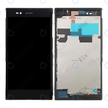 Sony Xperia Z Ultra XL39H - LCD Display + Touch Screen + Frame (Black) - 1275-5108