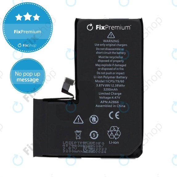 Apple iPhone 14 Pro - Battery with Tag On Function 3200mAh | FixShop