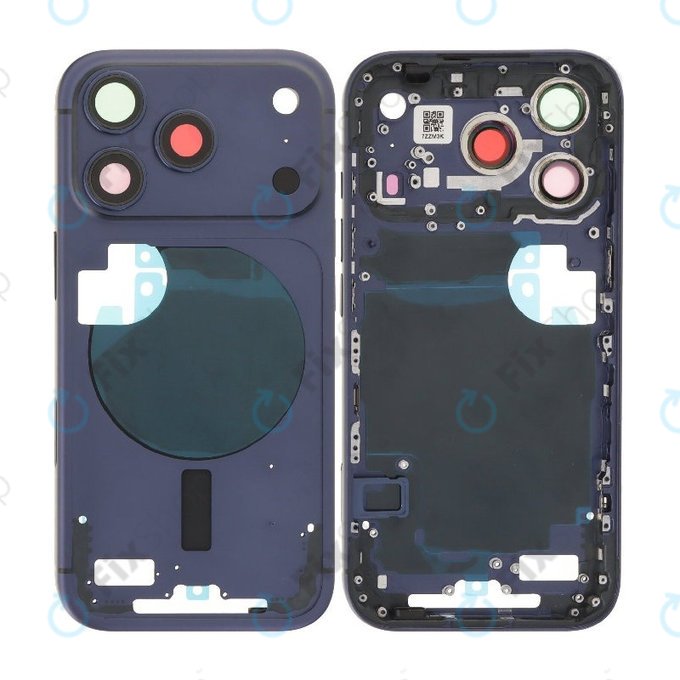 Rear Housing for iPhone 17 Pro, Dark Blue