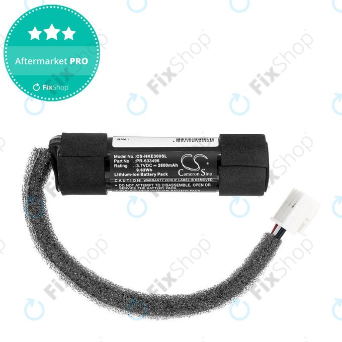 Battery for Harman/Kardon Onyx Studio 3, 2600mAh, Li-Ion, 3.7V, CP-HK02, HQ