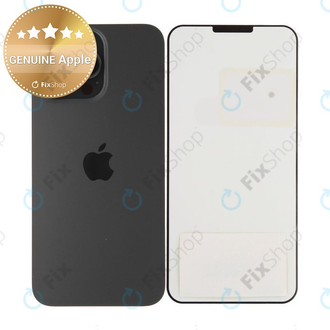 Rear Housing Glass for iPhone 15 Pro Max | Black Titanium | 661-36907 | Genuine Apple