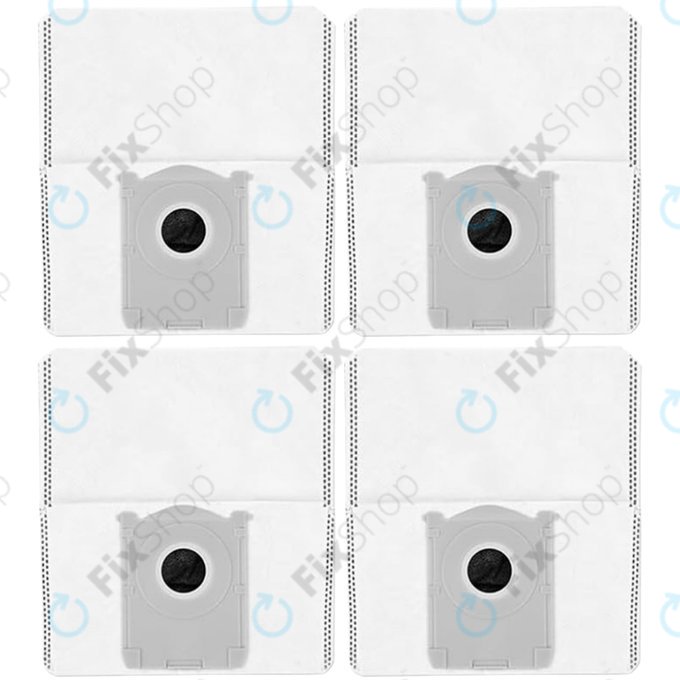 Dust Bag, 4pcs for Ecovacs Deebot T30c, T50-series, T80-series, X8-series, X9 Pro-series