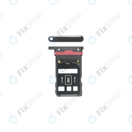Huawei Mate 20 Pro - SIM Tray (Black) - 51661KCR Genuine Service Pack