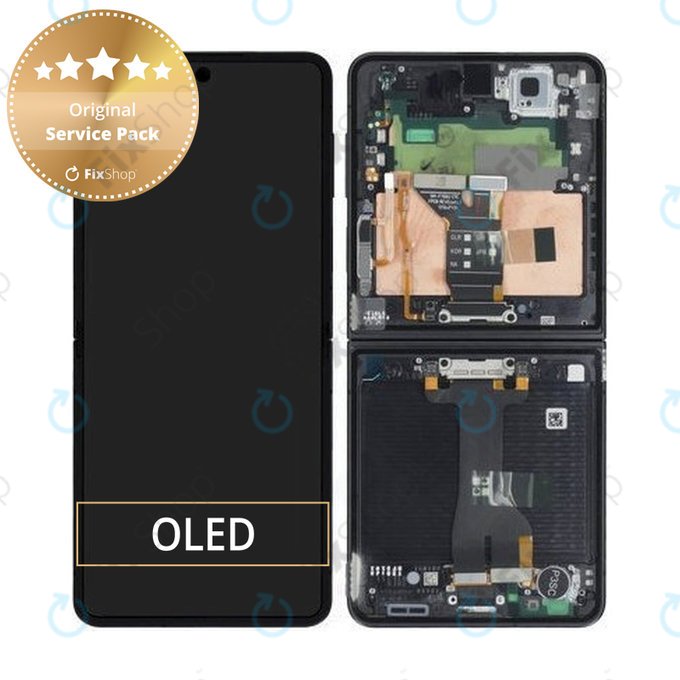 パーツ Galaxy Samsung Galaxy Z Flip 7 F766B - LCD Display + Touch Screen + Frame