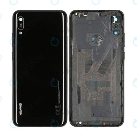 Huawei Y6 (2019) - Battery Cover (Midnight Black) - 02352LYH, 02352LYB, 02352QCC Genuine Service Pack