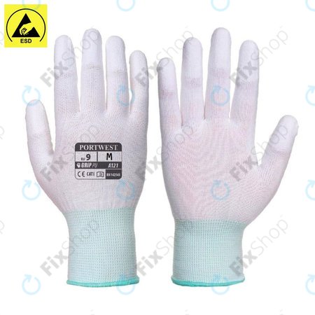 ESD Thin Rubber Gloves - Size M