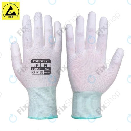 ESD Thin Rubber Gloves - Size M