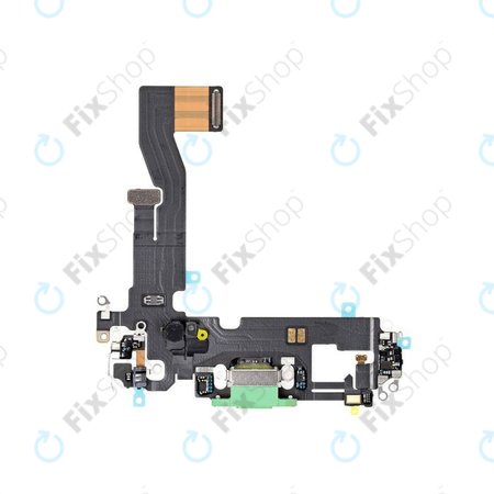 Apple iPhone 12, 12 Pro - Charging Connector + Flex Cable (Green)