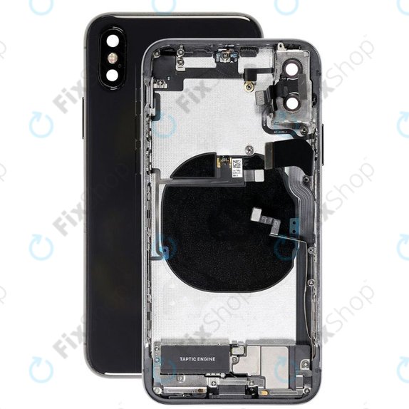Apple iPhone X - Rear Housing with Small Parts (Space Gray)