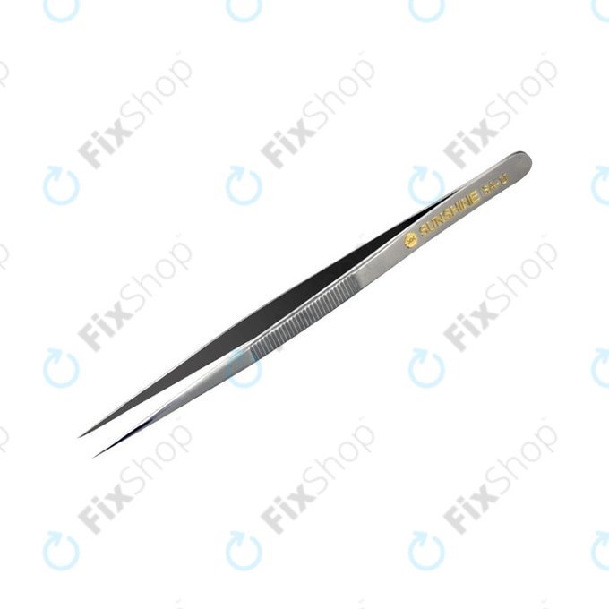 Sunshine SA-11 - Metal Tweezer with Straight-Pointed Tip (138mm)