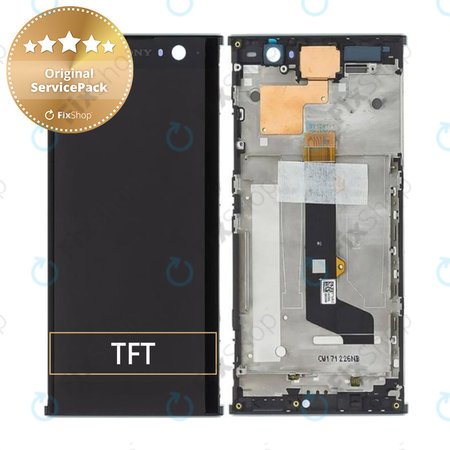 Sony Xperia XA2 H4113 - LCD Display + Touch Screen + Frame (Black) - 78PC0600020 Genuine Service Pack