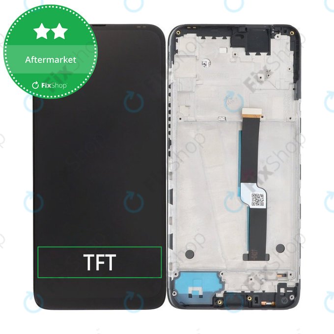 Motorola One Fusion Plus - LCD Display + Touch Screen + Frame (Twilight Blue) TFT