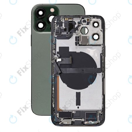 Apple iPhone 13 Pro Max - Rear Housing with Small Parts (Alpine Green)