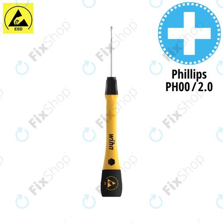 Wiha PicoFinish® ESD 271P - Precission Screwdriver - Phillips PH00 (2.0mm)
