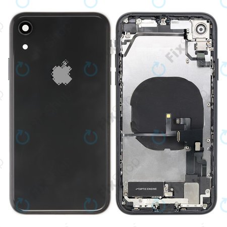 Apple iPhone XR - Rear Housing with Small Parts (Black)