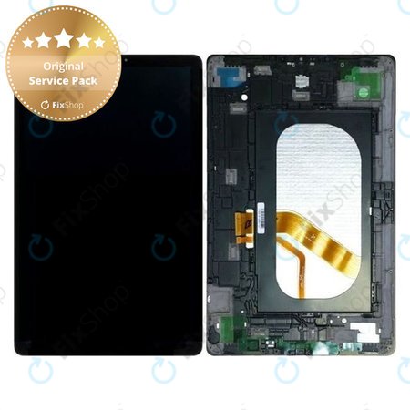 Samsung Galaxy Tab S4 10.5 T830, T835 - LCD Display + Touch Screen + Frame (Black) - GH97-22199A Genuine Service Pack