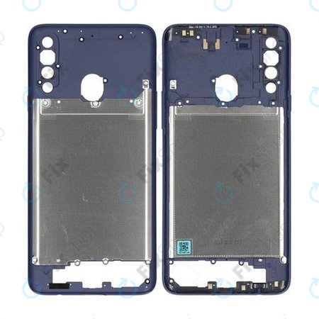 Samsung Galaxy A20s A207F - Middle Frame (Blue) - GH81-17791A Genuine Service Pack