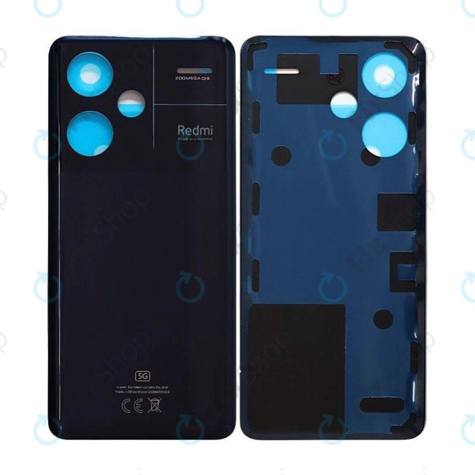 Xiaomi Redmi Note 13 Pro+ 23090RA98C - Battery Cover (Midnight Black) - 560035N16U00 Genuine Service Pack
