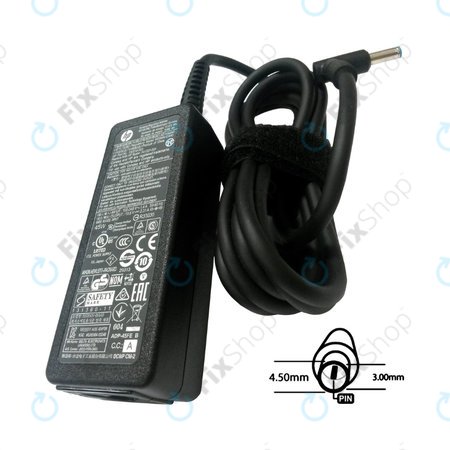 Charging adapter for HP, 77011108, 45W, 19.5V, Genuine Service Pack