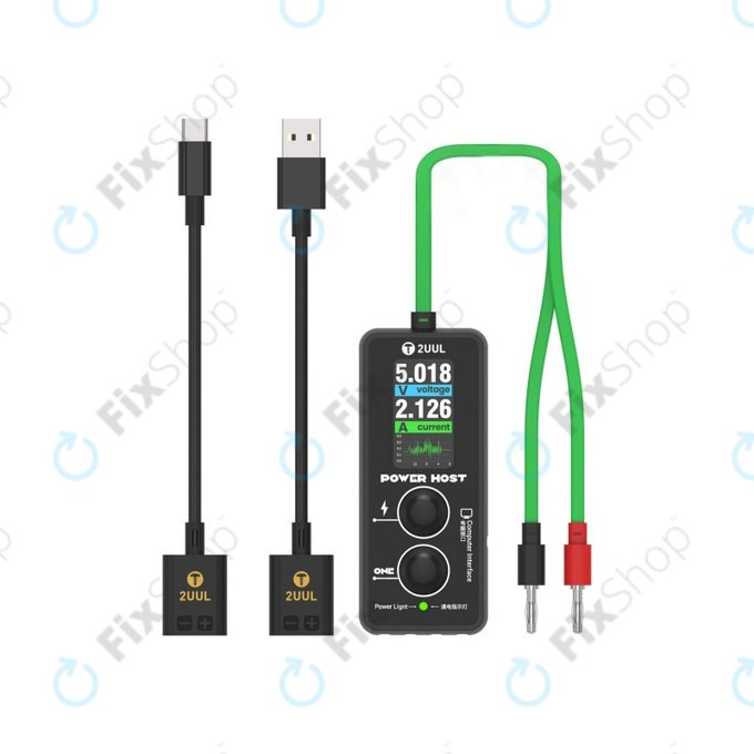 Digital USB-C voltage and current tester (Power Host), 2UUL PW15