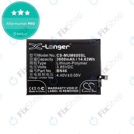 Xiaomi Redmi Note 8T, Redmi 7, Redmi 8A - Battery BN46 3800mAh HQ