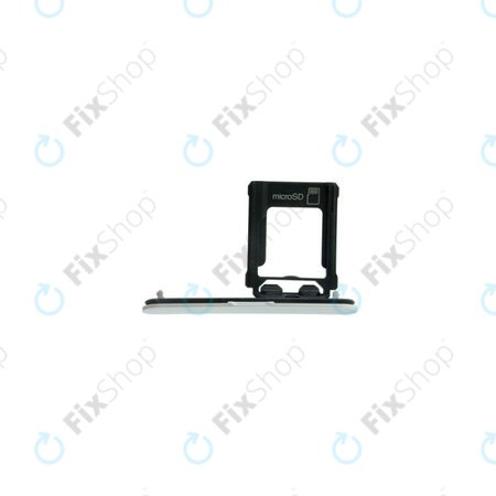 Sony Xperia XZ1 Compact G8441 - SD tray (Silver) - 1310-0293 Genuine Service Pack