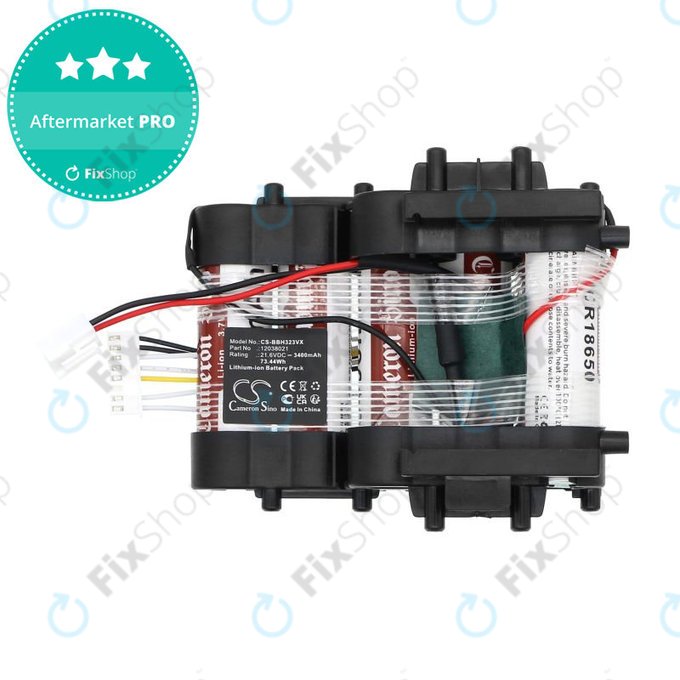 Battery for Bosch Flexxo Series 4, Flexxo Gen2 Series, 3400mAh, Li-Ion, 21.6V, 12026553, HQ